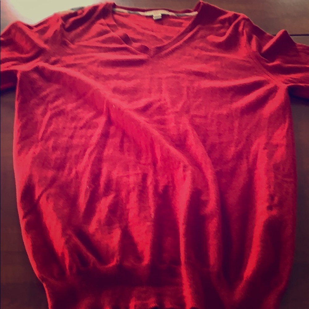 Burberry sweater.